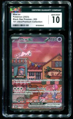 CGC 10 Mew ex 151 Ultra Premium Collection Promo 2023 Pokemon Card #053 - Image 1