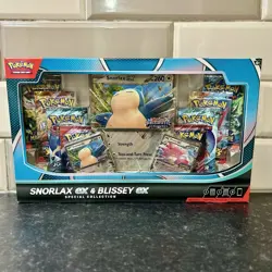 Pokemon Trading Card Game Snorlax ex & Blissey ex Special Collection Box Sealed - Image 1