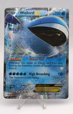 Wailord EX - 38/160 - Pokemon Primal Clash XY Ultra Rare Card - Image 1
