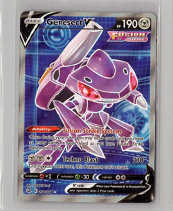 Genesect V 254/264 Pokemon TCG Fusion Strike Sword Shield Full Art Rare Card NM - Image 1