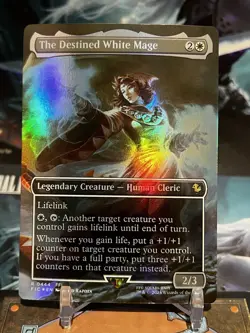MTG | The Destined White Mage ✨FOIL✨ [FINAL FANTASY Scene] - Image 1
