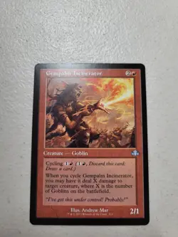 Gempalm Incinerator (322) Retro Frame Dominaria Remastered DMR MTG Magic LP - Image 1