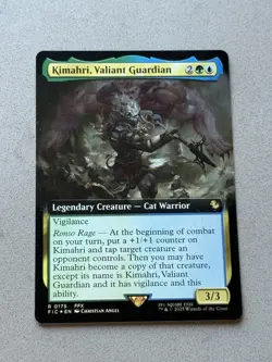Kimahri, Valiant Guardian #175 Extended Art Foil MTG Final Fantasy Commander FIC - Image 1