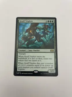 Lot of 3 Rares - Gruff Triplets - The Huntsman’s Redemption - Elvish Archivist - Image 2