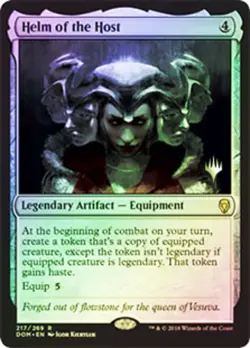 Light Play x 1 Helm of the Host - Foil - Promo Pack Dominaria Variants - Image 1