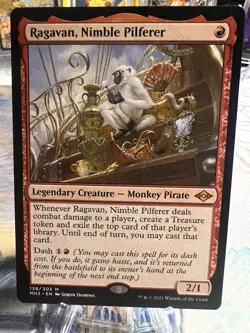 MTG Ragavan, Nimble Pilferer English, NM, Modern Horizons 2 - Image 1