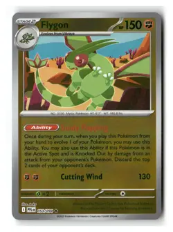 Flygon 053/094 Rare Reverse Holo Phantasmal Flames Pokemon Near Mint - Image 1