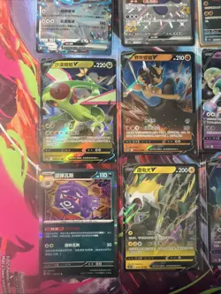 Pokemon 16 Card Lot nm V Max Mega Amazing Ex HOLO Rare Hits Only F12 - Image 4