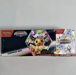 Pokemon Prismatic Evolutions Surprise Box + Booster Bundle Sams Club Sealed - Image 1