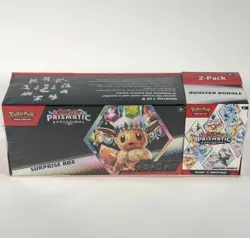 Pokemon Prismatic Evolutions Surprise Box + Booster Bundle Sams Club Sealed - Image 2