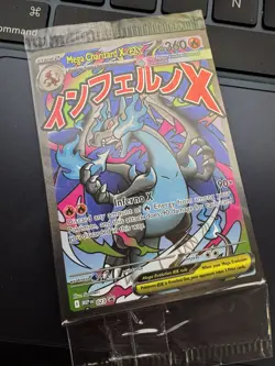 Pokemon Mega Charizard X ex 023 + Oricorio ex Phantasmal Flames UPC Promo Sealed - Image 1