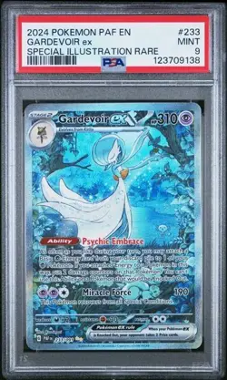 Gardevoir ex #233 - Pokemon Paldean Fates Special Illustration - PSA 9 - Image 1