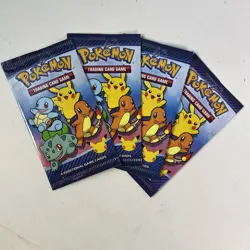 SEALED McDonalds Pokemon 25th Anniversary 2021 Trading Card Game Booster Packs - Image 1