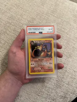 2000 Pokemon Dark Charizard Holo 4/82 - Team Rocket Set - PSA 6 EX - MINT - Image 3