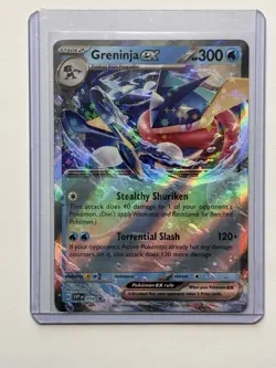 Pokemon Greninja ex SVP 054 Holo Black Star Promo – Scarlet & Violet – NM - Image 1
