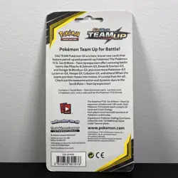 Pokemon TCG Team Up Single Checklane Blister Booster Pack with Pikachu SM162 - Image 5