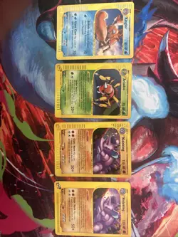 Pokemon E Reader Lot Of 3 Holos 1 Common - Image 1