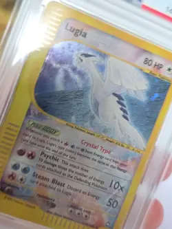 Pokemon TCG Lugia 149/147 Aquapolis Rare Halo 2002 Crystal - Image 3