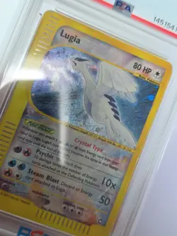 Pokemon TCG Lugia 149/147 Aquapolis Rare Halo 2002 Crystal - Image 5