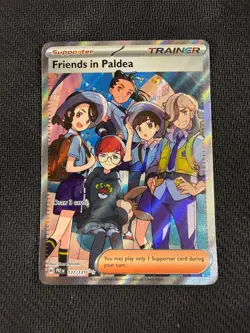 Pokemon Friends in Paldea 137/131 Full Art Trainer - Image 1