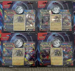 Lot of 4! NEW Pokemon Mega Evolution & Phantasmal Flames 2-Pack Blister Sealed - Image 1