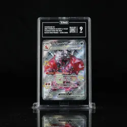 2024 PALDEAN FATES TIN CHARIZARD EX #074 PROMO TAG 9 - Image 1