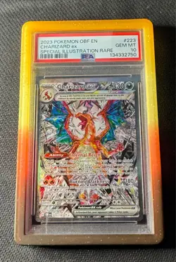 Pokemon Charizard EX 223 Obsidian Flames PSA 10 GEM MINT 02 - Image 1