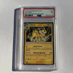 2025 POKEMON SVP EN-SV BLACK STAR PROMO #169 JOLTEON PSA 7 - Image 1