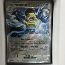 Pokemon Melmetal ex SVP104 SVP Black Star Promo Full Art Holo 300 HP Stage 1 - Image 1