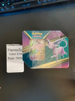 Pokemon TCG: V Heroes Tin - Espeon V Brand NEW Sealed - Image 1