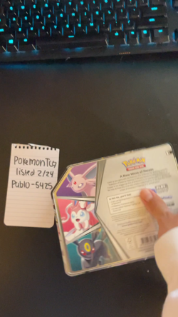 Pokemon TCG: V Heroes Tin - Espeon V Brand NEW Sealed - Image 2