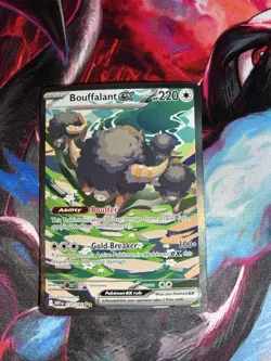 Pokemon TCG White Flare Bouffalant EX 170/086 Sir NM Condition - Image 1