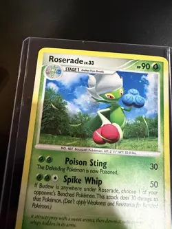 Pokemon TCG Roserade Lv33 13/130 Holo Rare Diamond 2007 - Image 4