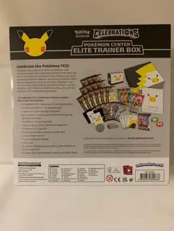 Two (2) Pokemon Center Elite Trainer Box Celebrations TCG Sealed - Image 4