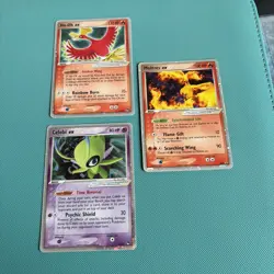 Ho-Oh Ex 17, Celebi Ex 17, Moltres Ex 31, Pop Series Black Star Promos Pokemon - Image 1