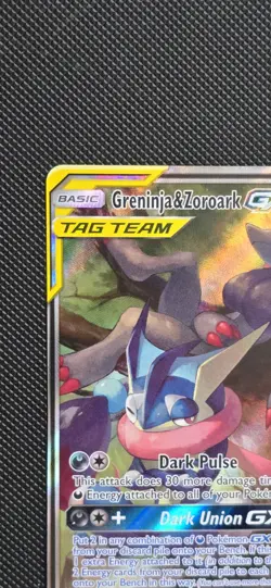 Pokemon TCG | Greninja & Zoroark GX 201/214 | TAG TEAM Full Art Ultra Rare LP - Image 4