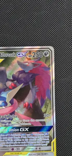 Pokemon TCG | Greninja & Zoroark GX 201/214 | TAG TEAM Full Art Ultra Rare LP - Image 5