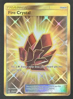 Pokemon TCG Fire Crystal (Secret) 231/214 Sm-Unbroken Bonds Holo - Image 1
