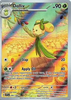 POKEMON Dolliv #200/198 Holofoil SV01: Scarlet & Violet Base Set NM - Image 1