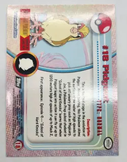 2000 TOPPS Chrome POKEMON Series 1-PIDGEOT Holo - Image 2