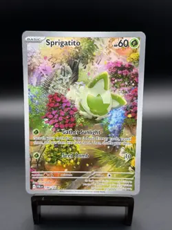 Pokemon Sprigatito Illustration Rare 196/193 Paldea Evolved NM/M - Image 1
