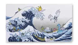 Pokemon Center Great Wave Pikachu Playmat ~ Brand New - Image 1