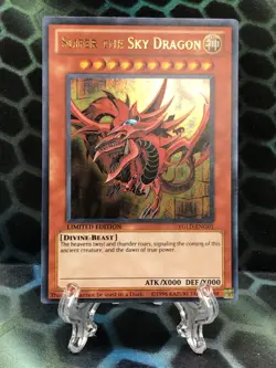 Yugioh Egyptian God Set Slifer Obelisk Ra Ultra Rare YGLD-ENG01 G02 G03 Unplayed - Image 3