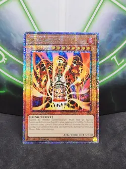 Yugioh Lava Golem RA01-EN001 Quarter Century Secret Rare 1st Edition NM - Image 1