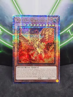 Yugioh The Winged Dragon of Ra RA03-EN137 Quarter Century Secret Rare 1st Ed NM - Image 1