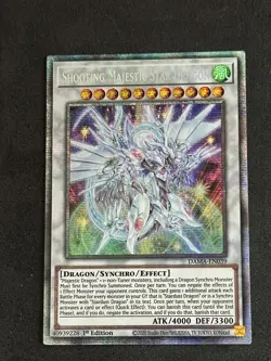 Shooting Majestic Star Dragon DAMA-EN039 1st Edition Starlight Rare NM YuGiOh - Image 1
