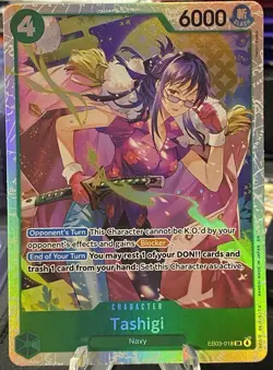One Piece TCG - Tashigi SR EB03-018 - NM/M English - In Hand Heroines Ed - Image 1