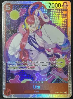 One Piece TCG - Uta SR EB03-003 - NM/M English - In Hand Heroines Ed - Image 1
