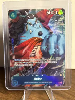 Jinbe OP07-045 SR Alt Art 500 Years In The Future English One Piece TCG - Image 1