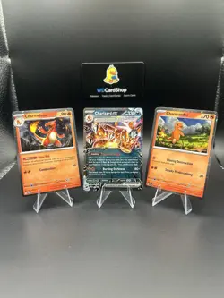 Charizard ex 196 Sv: Scarlet & Violet Promo Cards Holo Set - Image 2